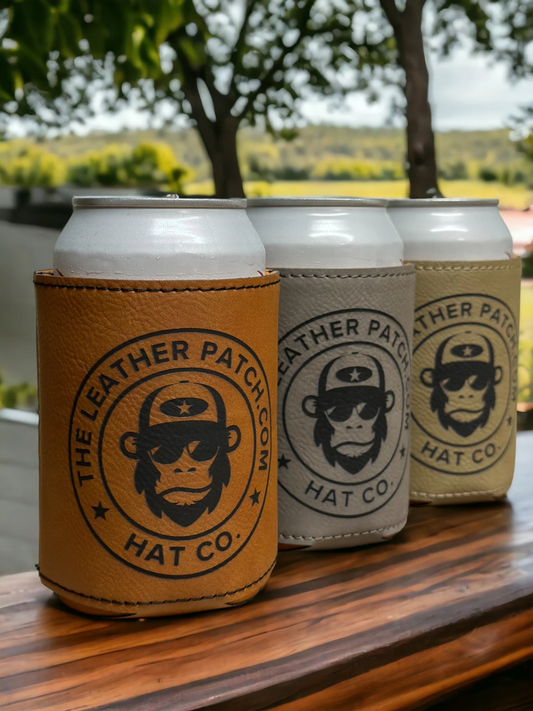 Leather Can Koozie