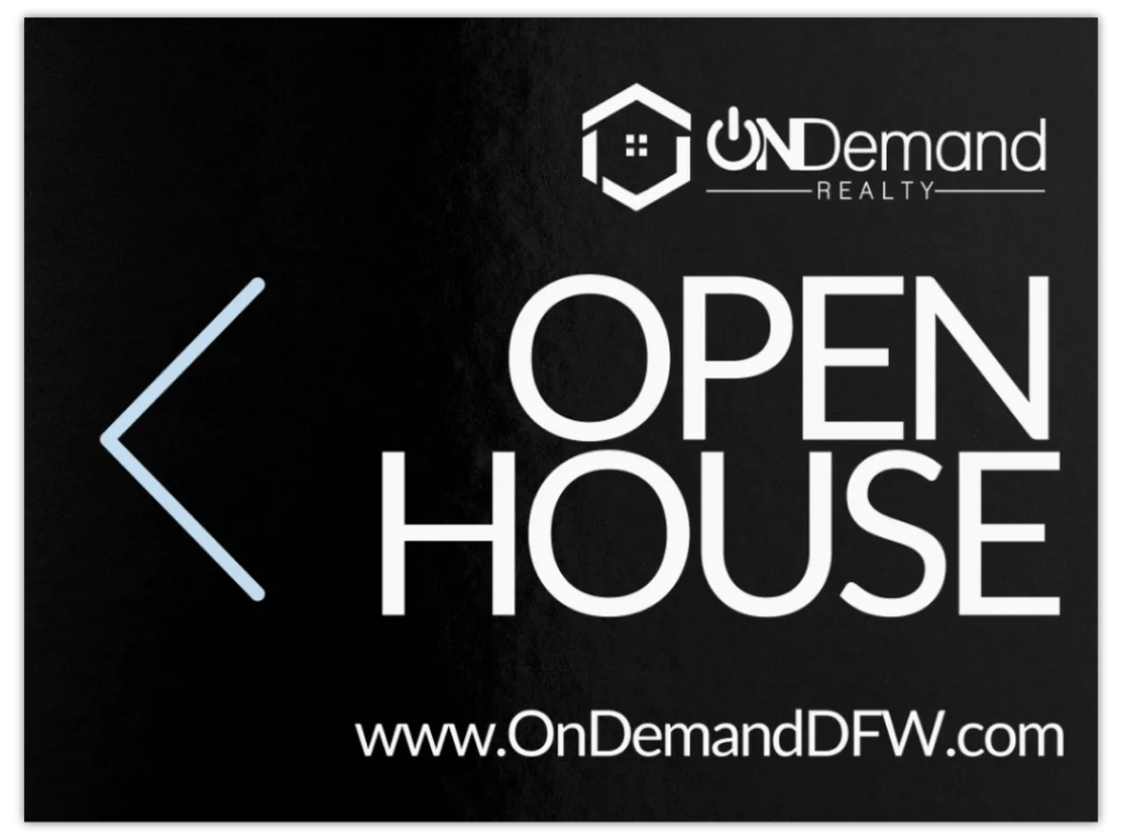 Open House Sign